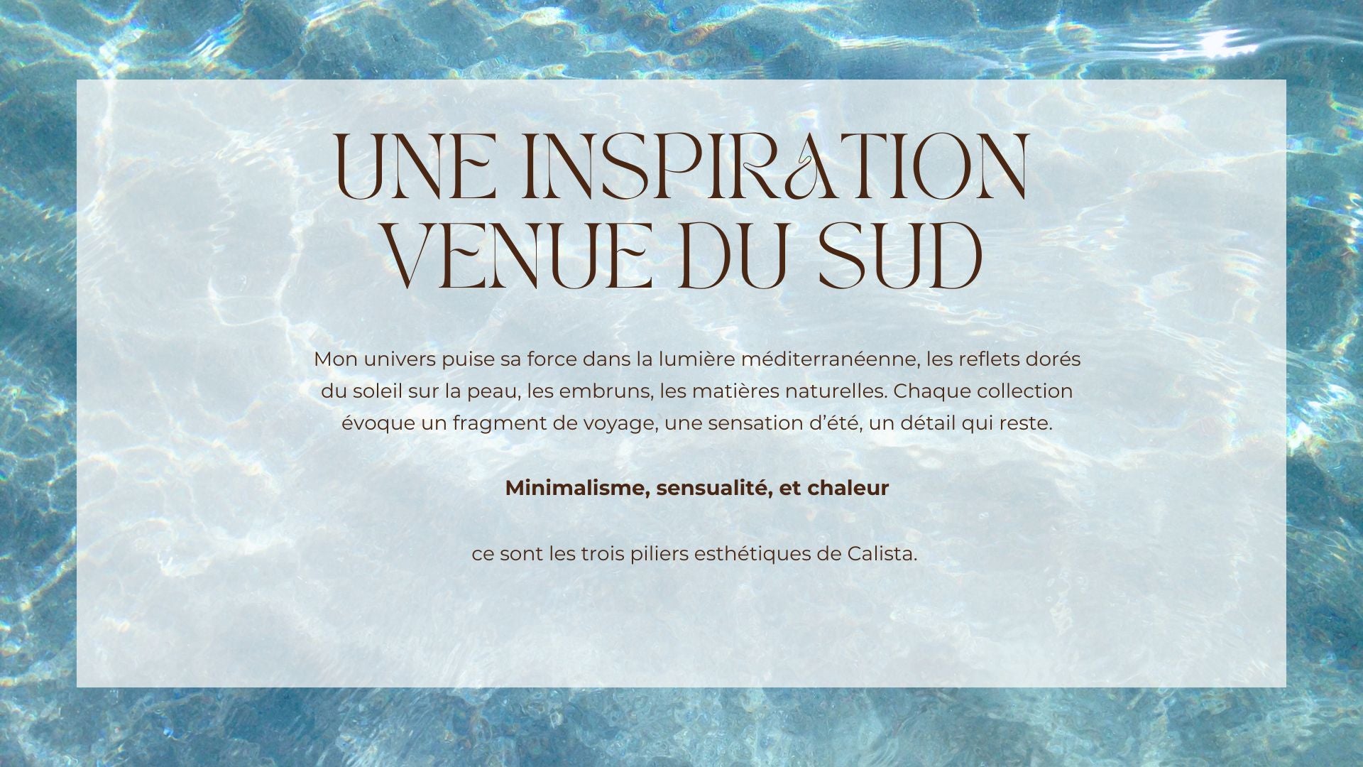 marque du sud inspirée par la méditerranée, bijoux faits a la main