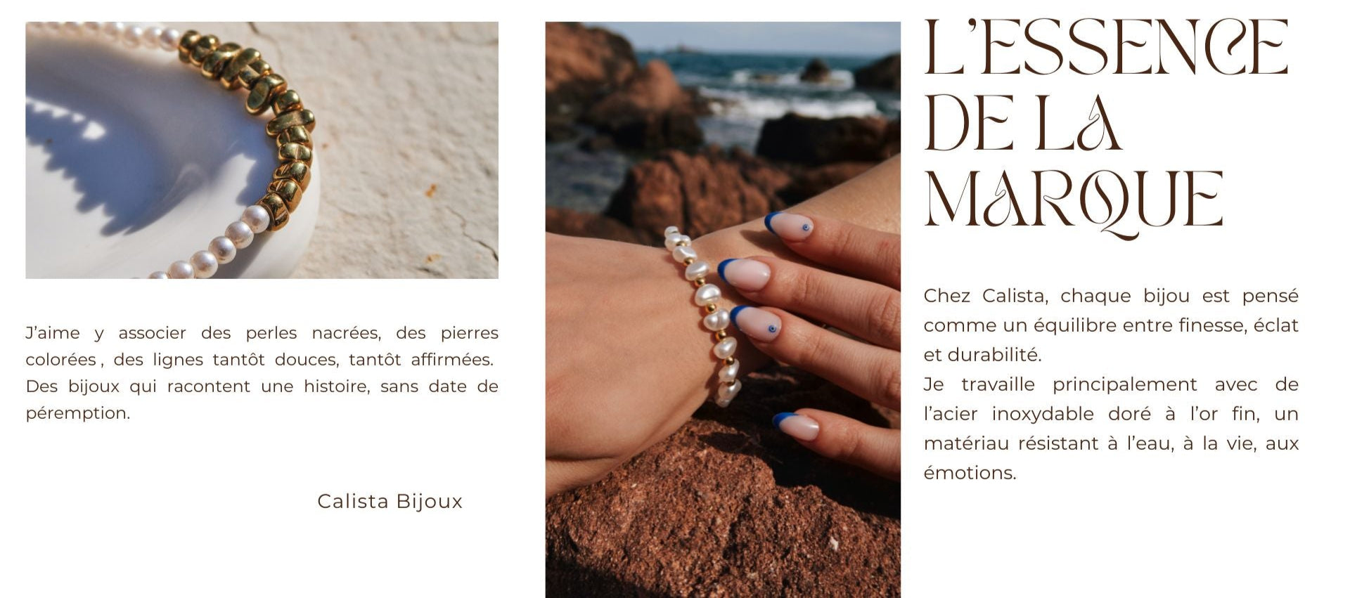 Calista bijoux fait main au coeur de la mediterranee