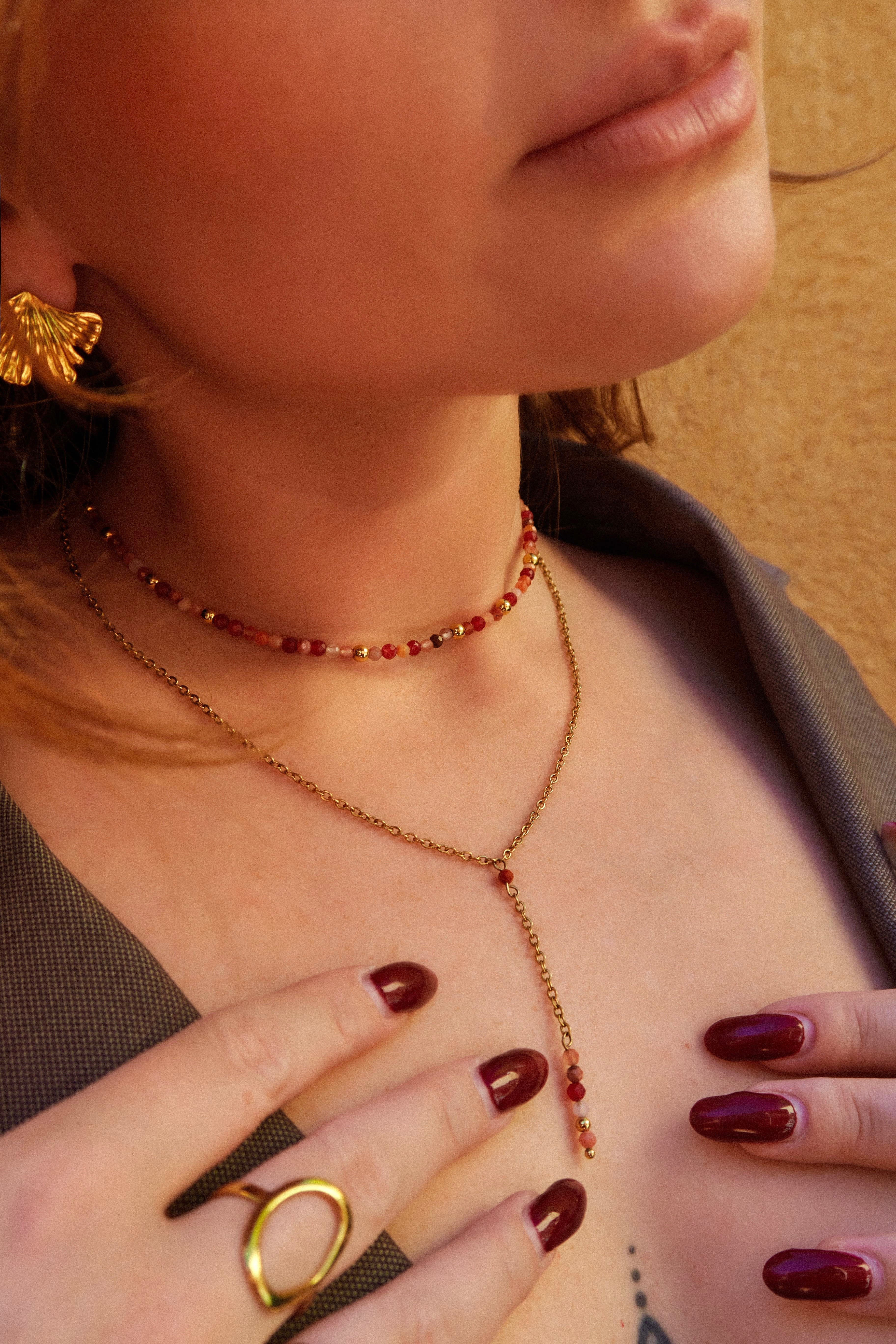 Collier-Bracelet Aubéline - Calista Bijoux