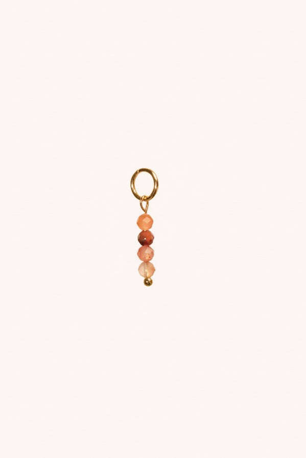 Charm 4 perles onyx