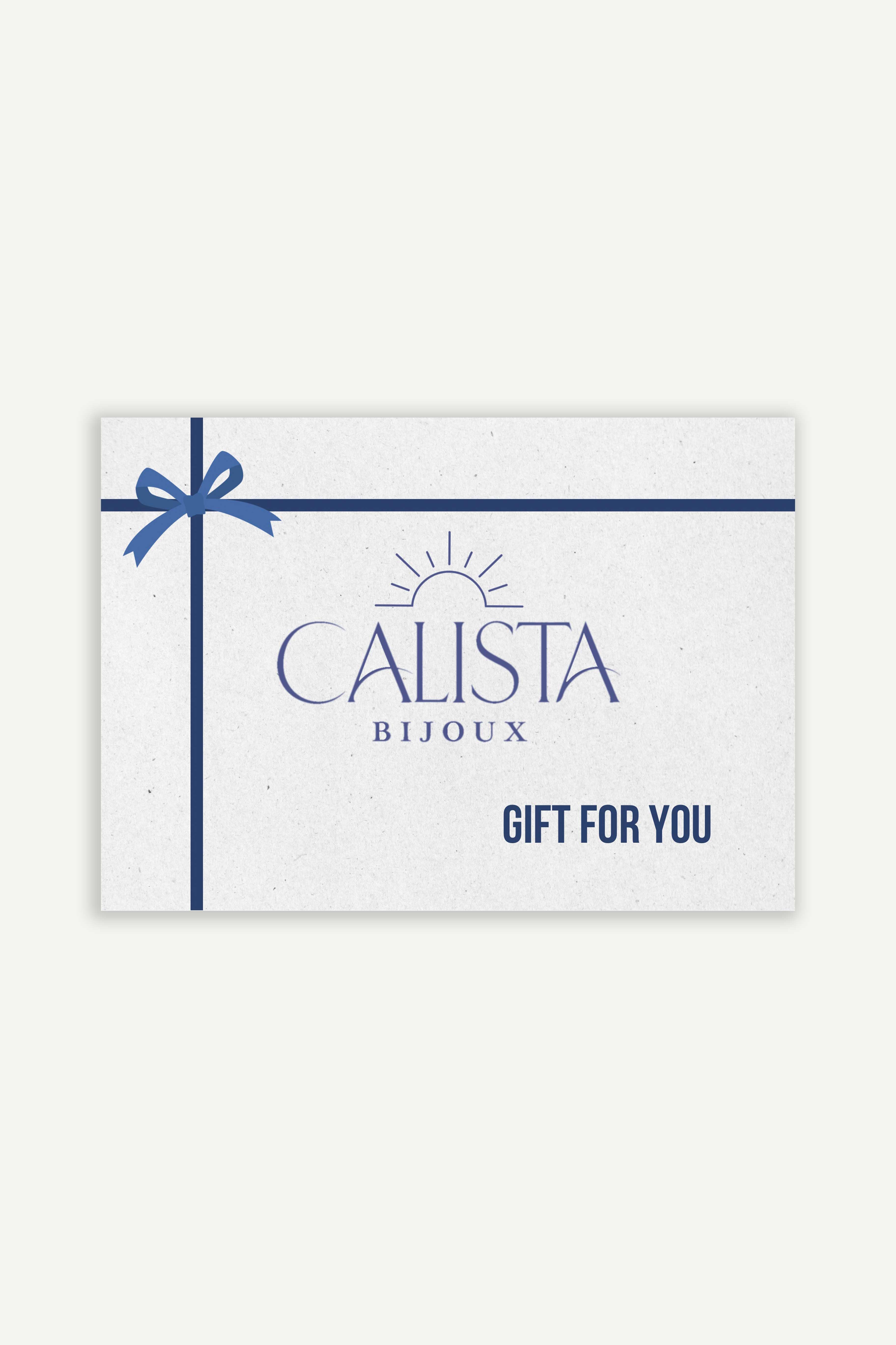 Carte-cadeau - Calista Bijoux